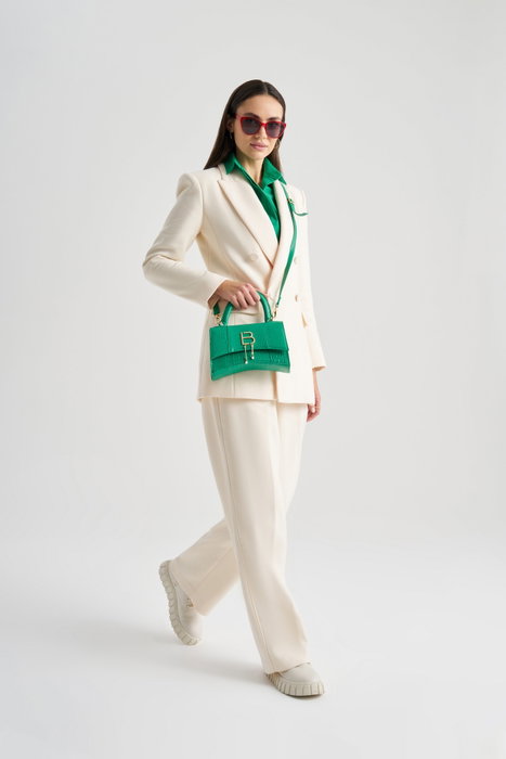 Lucky Bees Bolso de Mano Verde Lucky Bees Bolso de Mano Verde